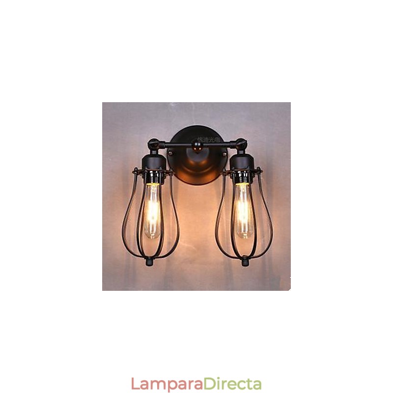 Lámpara de pared Township Double Grapefruit