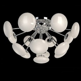 Lámpara colgante de cristal circular simple de estilo europeo de ModernYestaurant