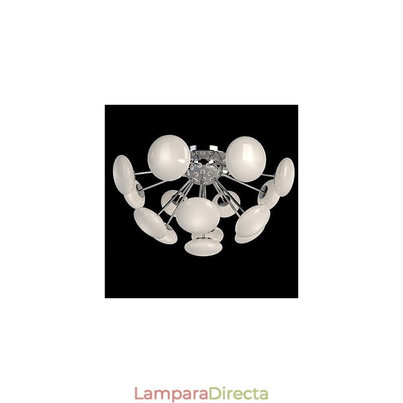 Lámpara colgante de cristal circular simple de estilo europeo de ModernYestaurant