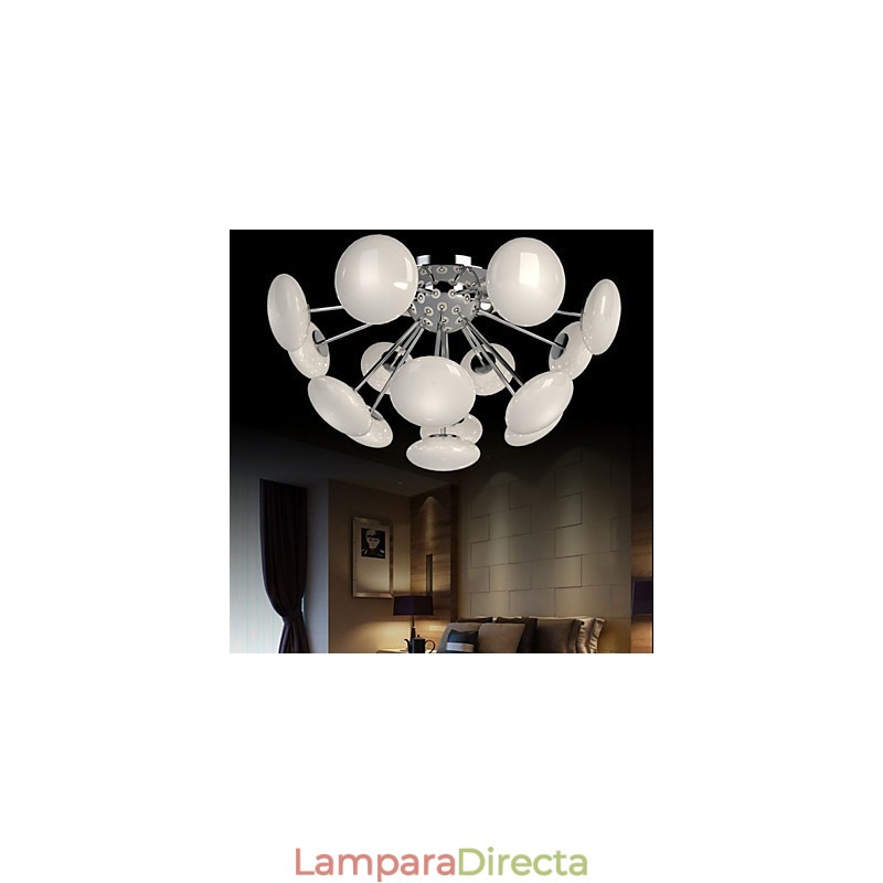 Lámpara colgante de cristal circular simple de estilo europeo de ModernYestaurant