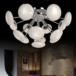 Lámpara colgante de cristal circular simple de estilo europeo de ModernYestaurant