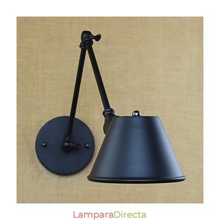 Aplique de pared decorativo de brazo largo con personalidad creativa de aire industrial para bar o cafetería, decorado de forma sencilla Aplique de pared decorativo de brazo largo con personalidad creativa de aire industrial para bar o cafetería, decorado de forma sencilla