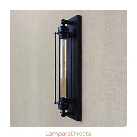 Lámpara de pared decorativa con bombillas Edison tipo flauta Lámpara de pared decorativa con bombillas Edison tipo flauta