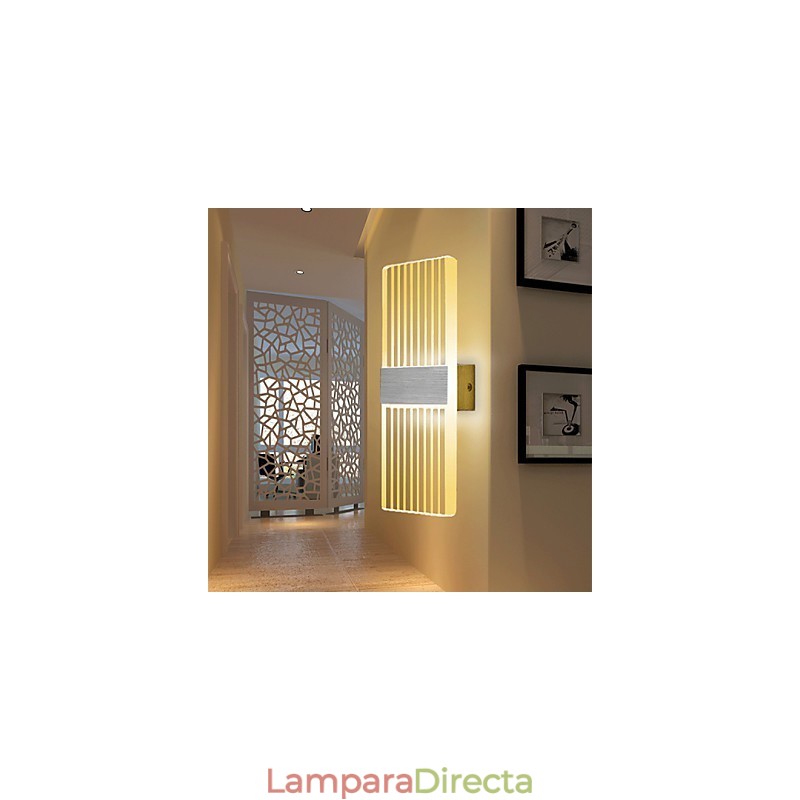 Lámpara de pared de arte moderno, creativa, sencilla y de moda.