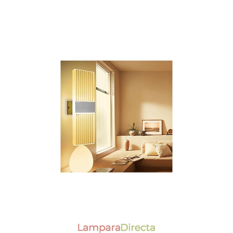 Lámpara de pared de arte moderno, creativa, sencilla y de moda.