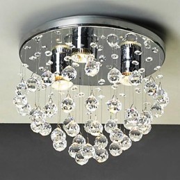Lámpara empotrada moderna de cristal contemporáneo estilo mini galvanizada