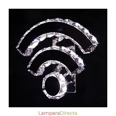 Apliques de pared de cristal con WIFI, cristal, moderno, contemporáneo, para cama, sala de estar, hotel, metal Apliques de pared de cristal con WIFI, cristal, moderno, contemporáneo, para cama, sala de estar, hotel, metal
