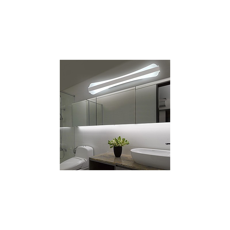 Apliques de pared Iluminación de baño Moderno Contemporáneo PVC