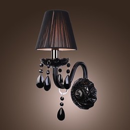 Lámparas de pared de cristal con forma de vela, modernas y contemporáneas.