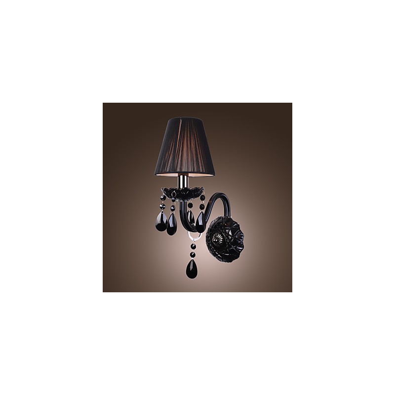 Lámparas de pared de cristal con forma de vela, modernas y contemporáneas.