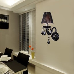 Lámparas de pared de cristal con forma de vela, modernas y contemporáneas.