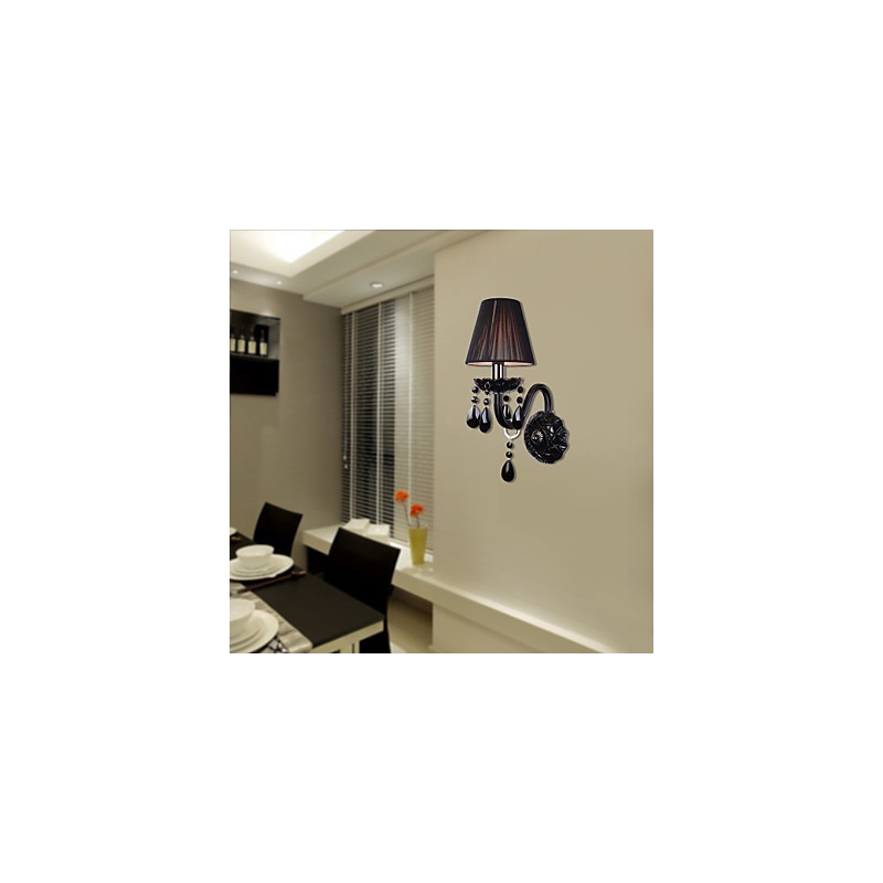 Lámparas de pared de cristal con forma de vela, modernas y contemporáneas.