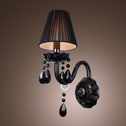 Lámparas de pared de cristal con forma de vela, modernas y contemporáneas.