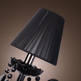 Lámparas de pared de cristal con forma de vela, modernas y contemporáneas.