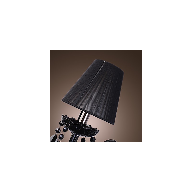 Lámparas de pared de cristal con forma de vela, modernas y contemporáneas.