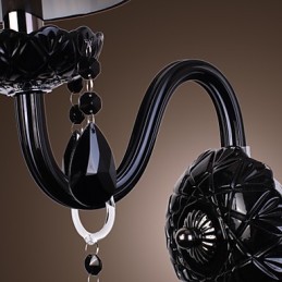 Lámparas de pared de cristal con forma de vela, modernas y contemporáneas.