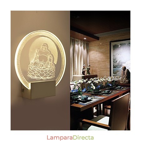 Lámpara de pared acrílica de PVC con chip de luz, moderna y contemporánea de metal. Lámpara de pared acrílica de PVC con chip de luz, moderna y contemporánea de metal.