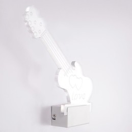 Lámpara de pared acrílica de PVC, moderna y contemporánea, de metal.