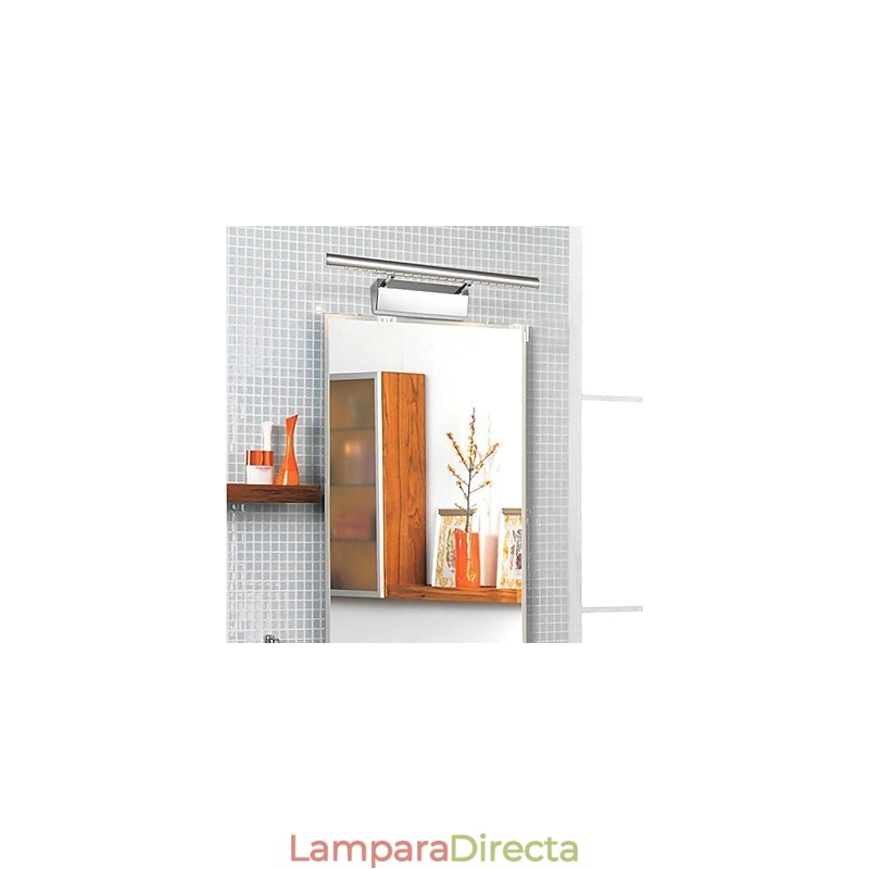 Iluminación de baño moderna contemporánea de metal