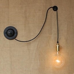 Lámpara de pared con control de arte de control de escalada libre contraída