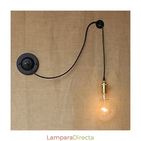 Lámpara de pared con control de arte de control de escalada libre contraída Lámpara de pared con control de arte de control de escalada libre contraída