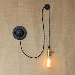Lámpara de pared con control de arte de control de escalada libre contraída