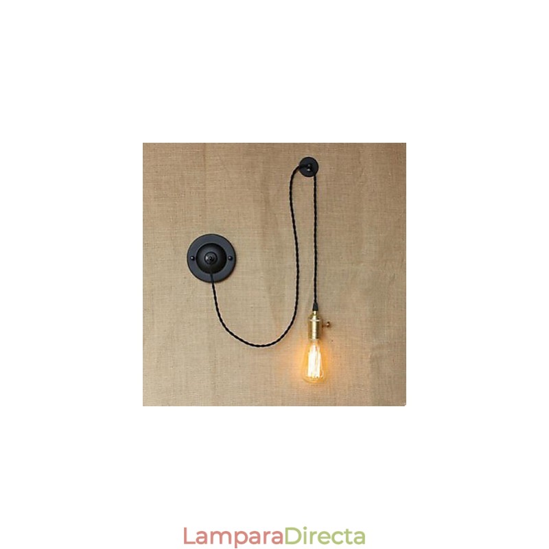 Lámpara de pared con control de arte de control de escalada libre contraída