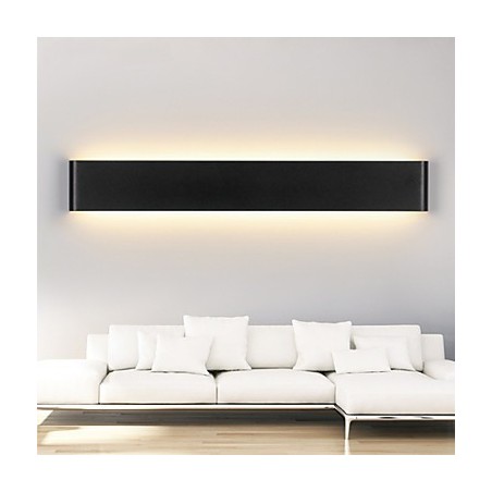 Apliques de pared modernos para interior, color blanco y negro, 72 cm Apliques de pared modernos para interior, color blanco y negro, 72 cm
