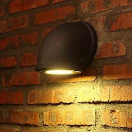 Lámpara de pared estilo loft con diseño de tubería de agua rural retro y personalidad creativa