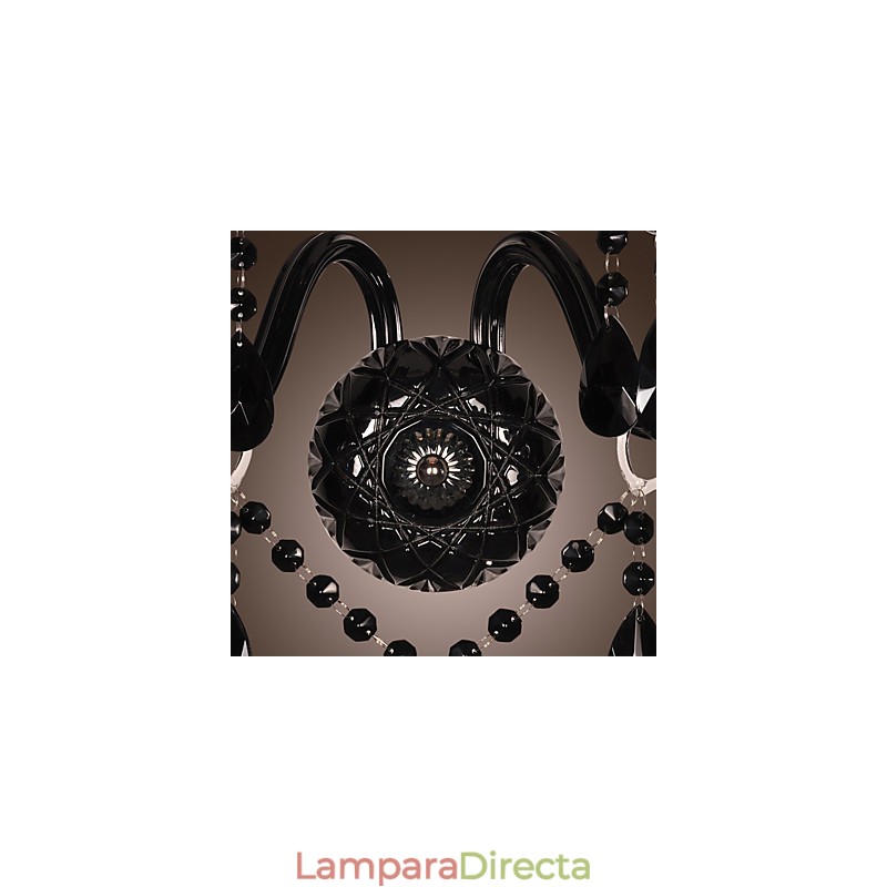 Lámparas de pared de cristal con forma de vela, modernas y contemporáneas.