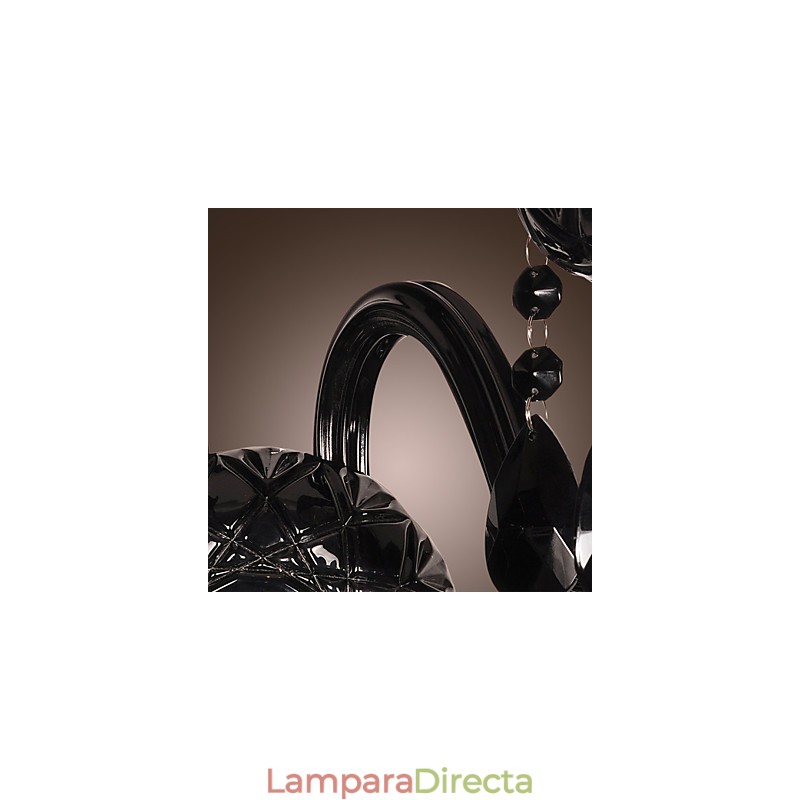 Lámparas de pared de cristal con forma de vela, modernas y contemporáneas.