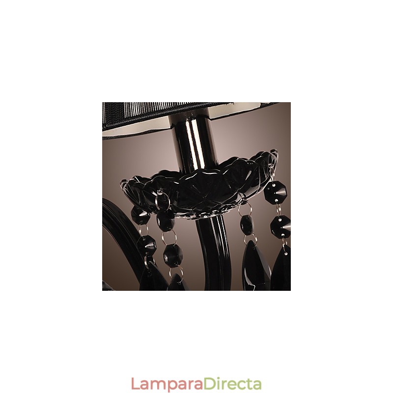 Lámparas de pared de cristal con forma de vela, modernas y contemporáneas.