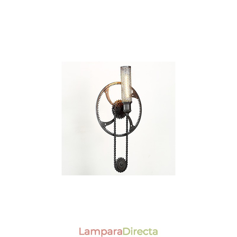 Lámpara de pared Grand Mercure Mount Loft Steampunk Nordic American Warehouse Lámpara de pared retro industrial con engranajes
