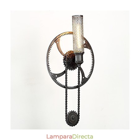 Lámpara de pared Grand Mercure Mount Loft Steampunk Nordic American Warehouse Lámpara de pared retro industrial con engranajes Lámpara de pared Grand Mercure Mount Loft Steampunk Nordic American Warehouse Lámpara de pared retro industrial con engranajes