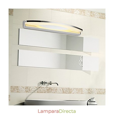 Iluminación de baño moderna y contemporánea, aplique de pared de metal de 180 cm de largo Iluminación de baño moderna y contemporánea, aplique de pared de metal de 180 cm de largo