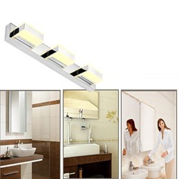 Iluminación de baño Bañadores de pared Apliques de pared de lectura Mini estilo Moderno Contemporáneo Metal