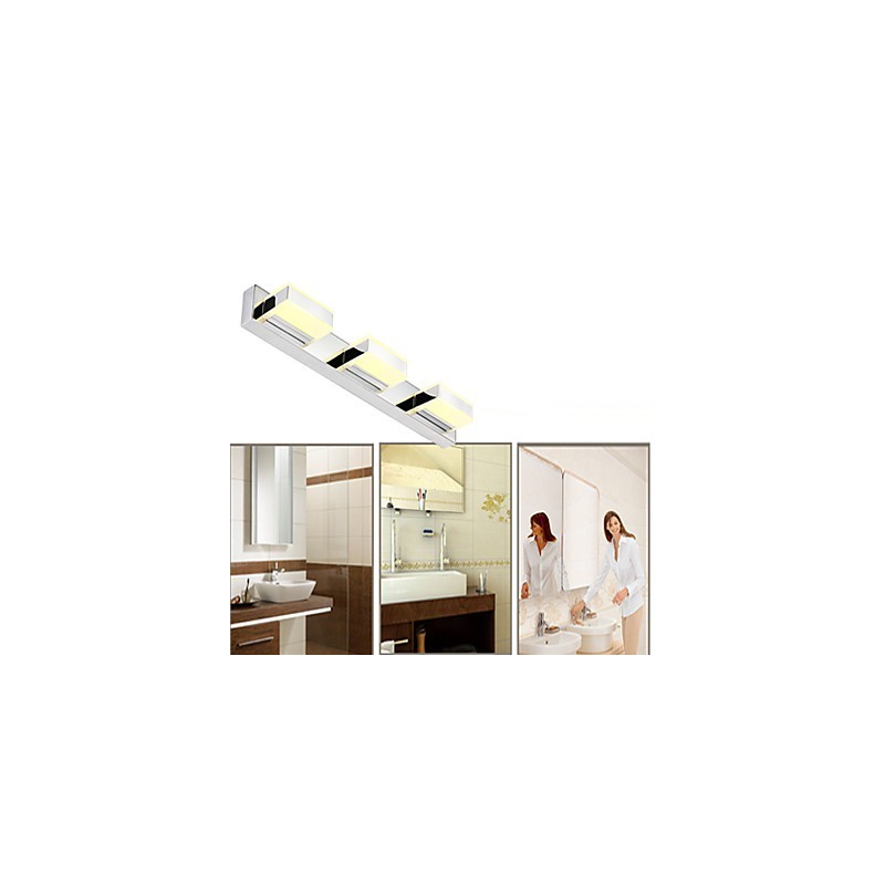 Iluminación de baño Bañadores de pared Apliques de pared de lectura Mini estilo Moderno Contemporáneo Metal