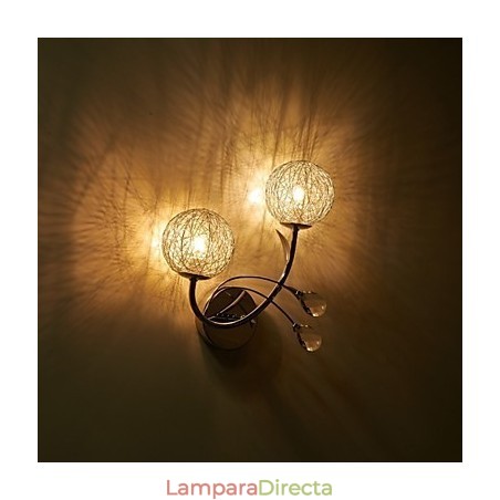 Apliques de pared de cristal estilo mini, modernos y contemporáneos de metal. Apliques de pared de cristal estilo mini, modernos y contemporáneos de metal.