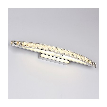 Iluminación de pared de baño de cristal contemporáneo de 18 W Iluminación de pared de baño de cristal contemporáneo de 18 W
