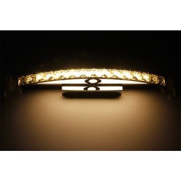 Iluminación de pared de baño de cristal contemporáneo de 18 W