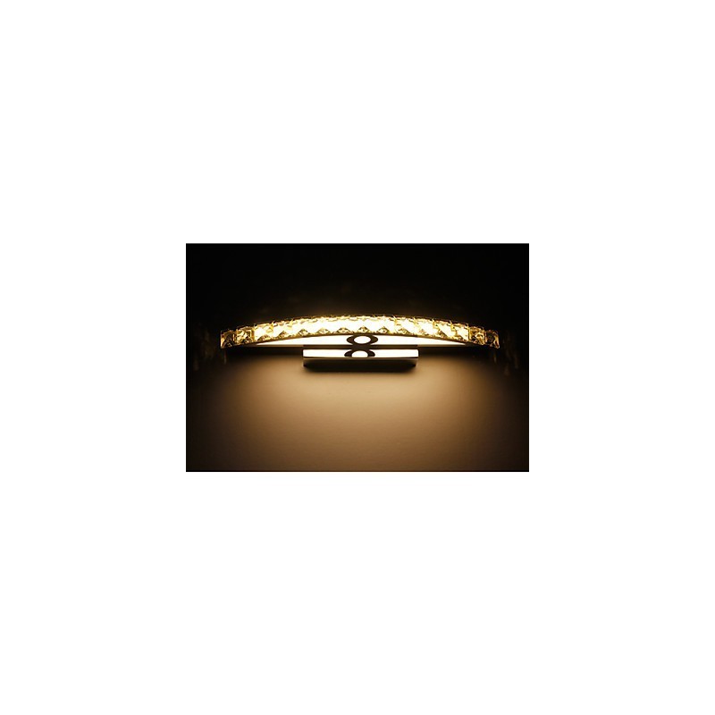 Iluminación de pared de baño de cristal contemporáneo de 18 W
