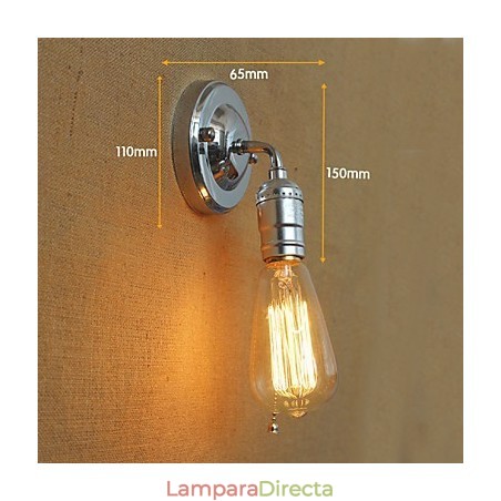 Lámpara de pared estilo rural americano retro estilo Edison con bombillas modernas para pasillo y sala de estar. Lámpara de pared estilo rural americano retro estilo Edison con bombillas modernas para pasillo y sala de estar.