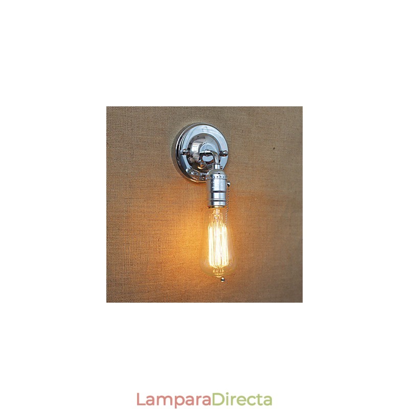 Lámpara de pared estilo rural americano retro estilo Edison con bombillas modernas para pasillo y sala de estar.