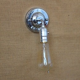Lámpara de pared estilo rural americano retro estilo Edison con bombillas modernas para pasillo y sala de estar.