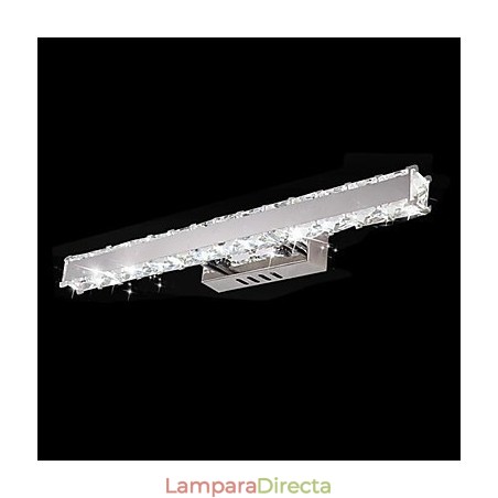 Iluminación de baño de cristal moderna y contemporánea de metal Iluminación de baño de cristal moderna y contemporánea de metal
