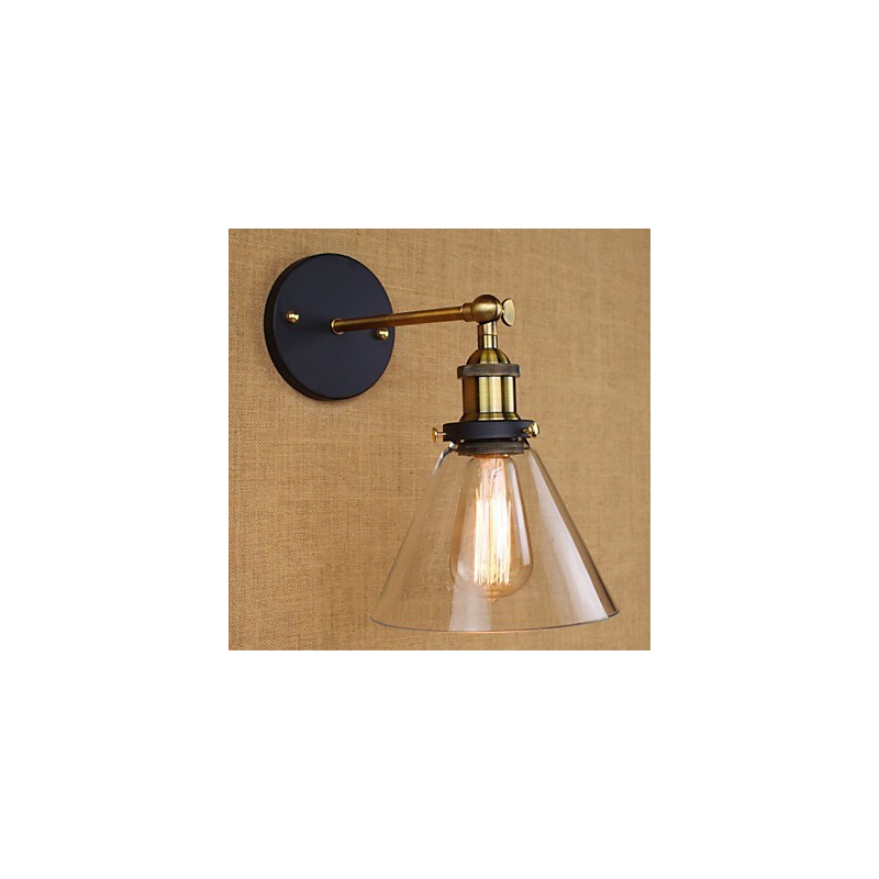 Aplique de pared decorativo estilo campanilla industrial estilo americano
