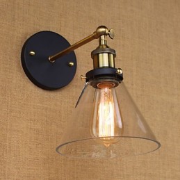 Aplique de pared decorativo estilo campanilla industrial estilo americano