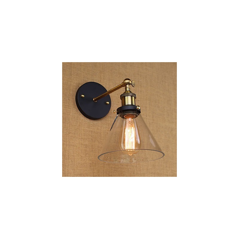 Aplique de pared decorativo estilo campanilla industrial estilo americano