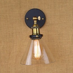 Aplique de pared decorativo estilo campanilla industrial estilo americano