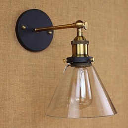 Aplique de pared decorativo estilo campanilla industrial estilo americano